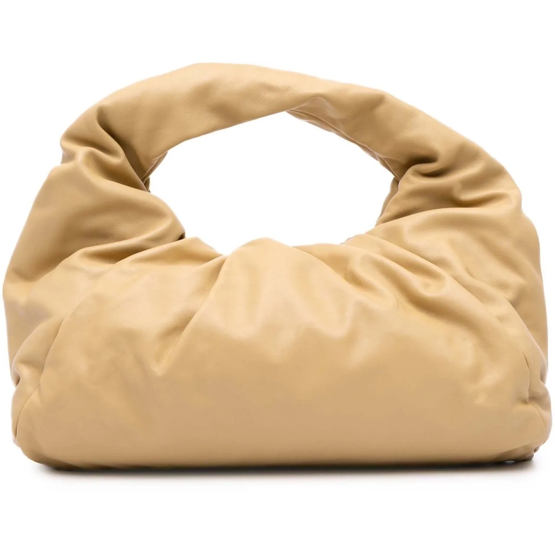 Bottega Veneta Sac à bandoulière Lambskin The Shoulder Pouch braun