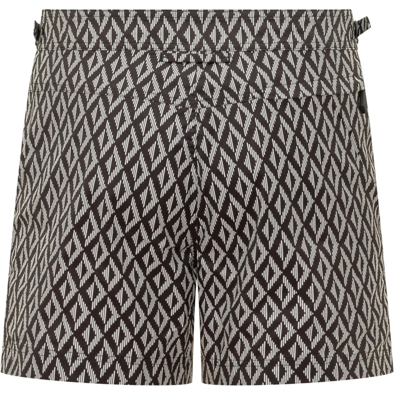 Tom Ford  Swim Short con Stampa Geometrica dunkelgrau(Image 2)