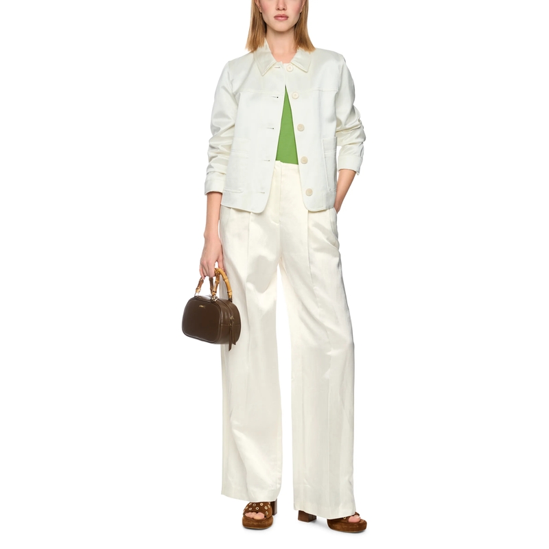 Marc Cain Stoffen broek Hose WICHITA bright ecru(Image 2)