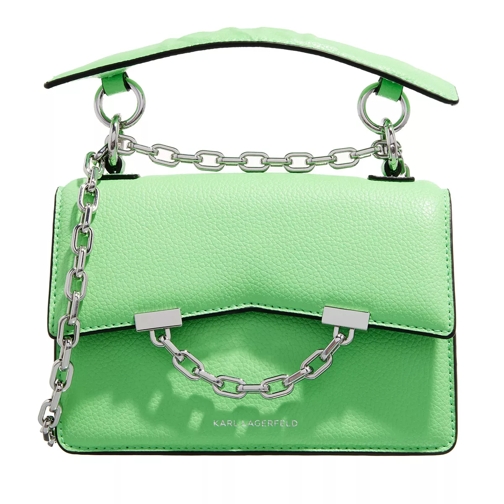 Karl Lagerfeld Seven Grainy Mini Absinth Green Crossbody Bag