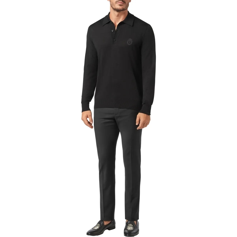 BILLIONAIRE Top Pullover Crest schwarz(Image 3)