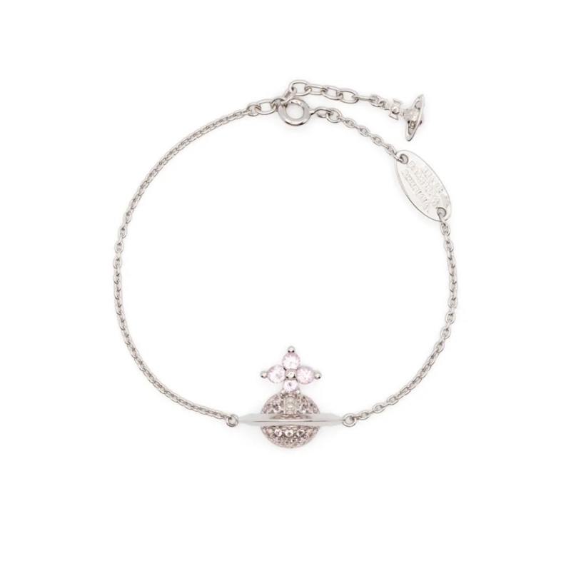Vivienne Westwood Armband Silver-Tone Bracelet With Signature Orb Plaque Not Applicable