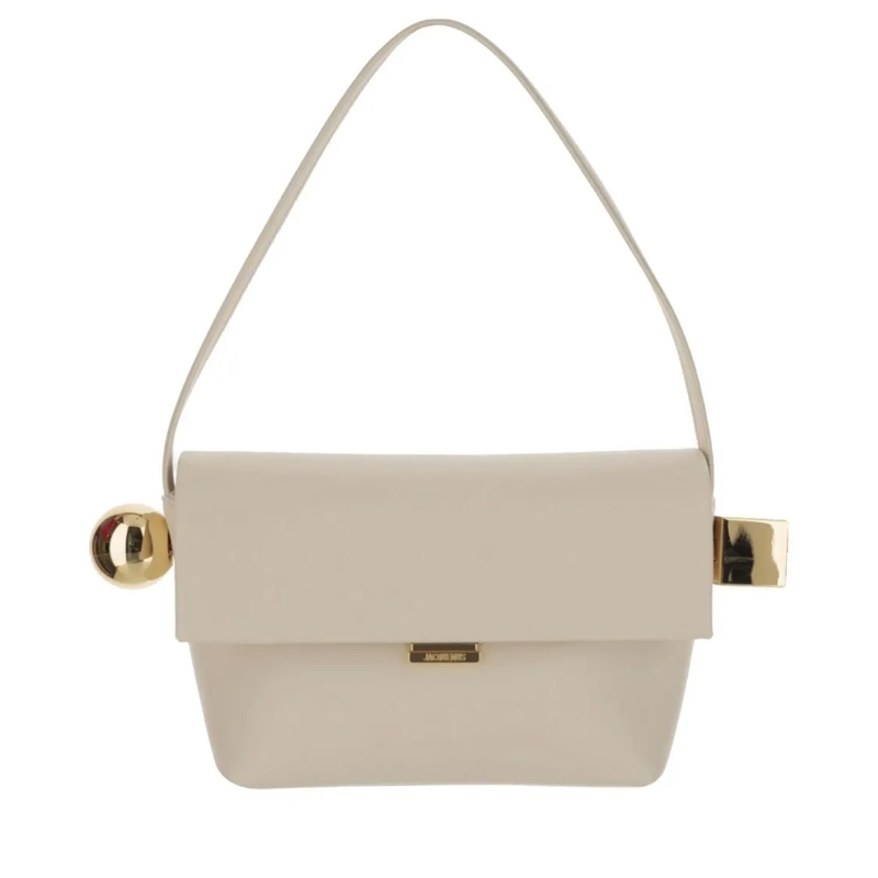 Jacquemus Sac à bandoulière Le Rond Carré Bag Neutrals