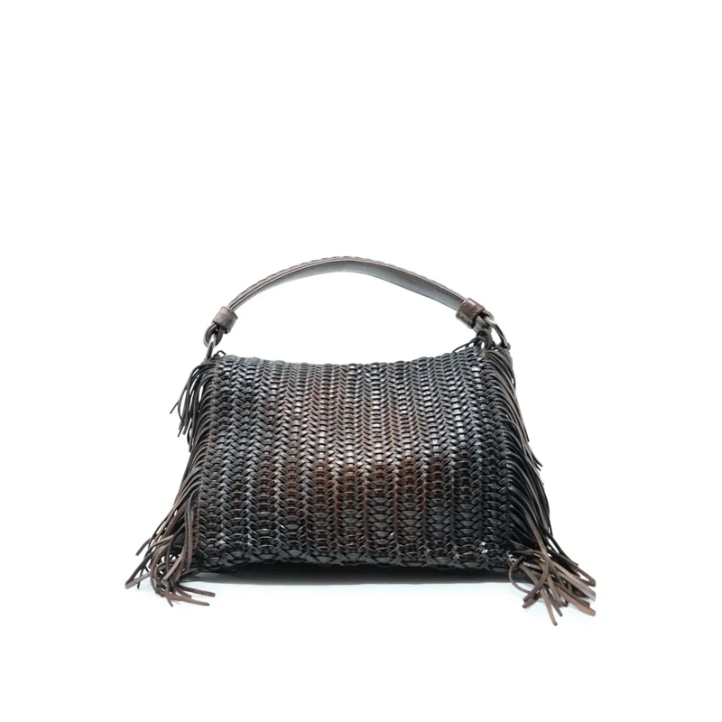 Reptile's House Schultertasche H730v07924 Brown Vasia Handbag Black