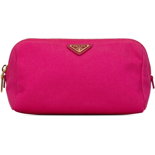 Prada Kosmetiktasche Canvas Pouch rose