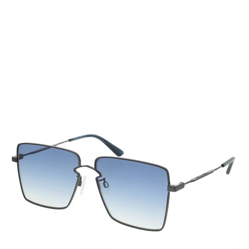 McQ MQ0268S-003 59 Sunglasses Ruthenium-Ruthenium-Blue Sonnenbrille