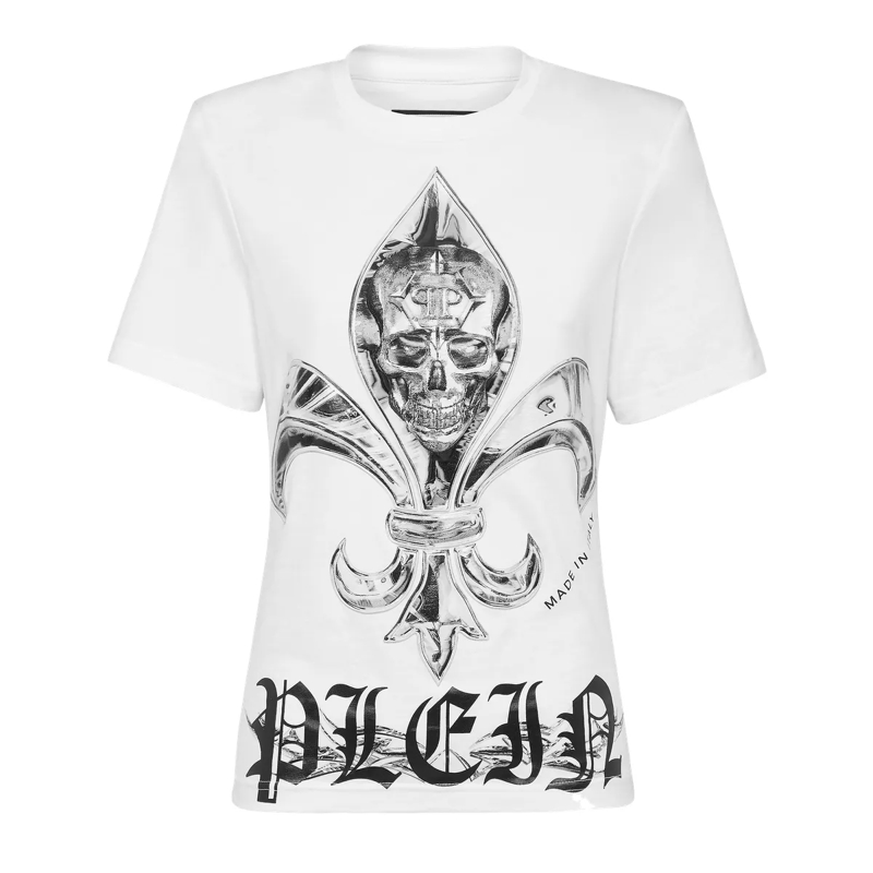 Philipp Plein T-Shirt T-Shirt Chrome weiss