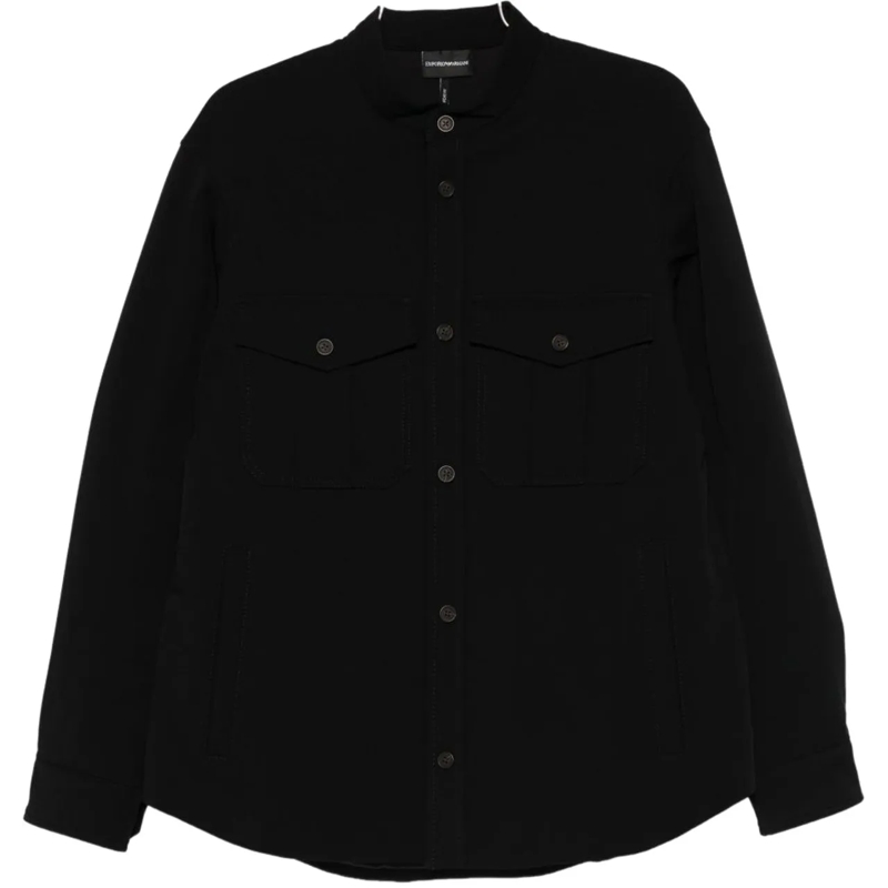 Emporio Armani Legeres Oberteil Shirts Black schwarz