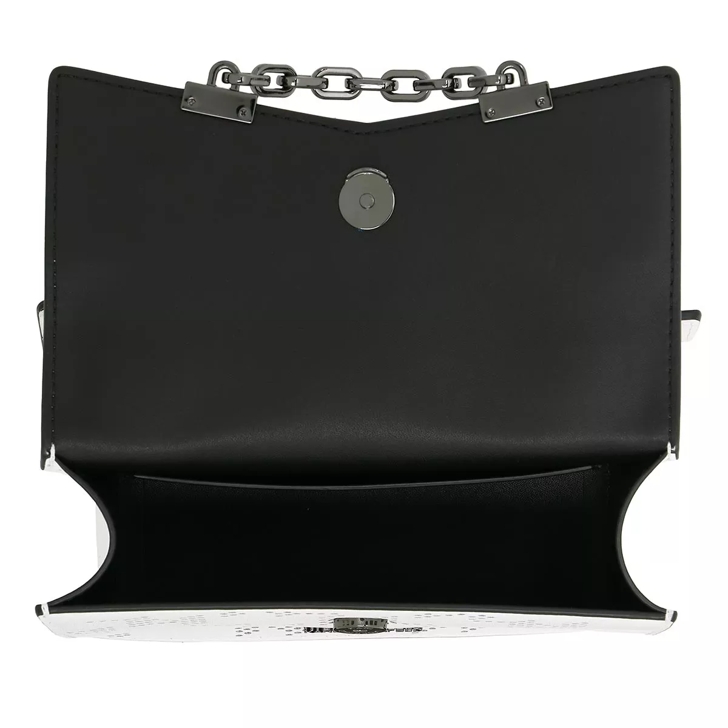 Two For One Perforated Mini Satchel With Chain