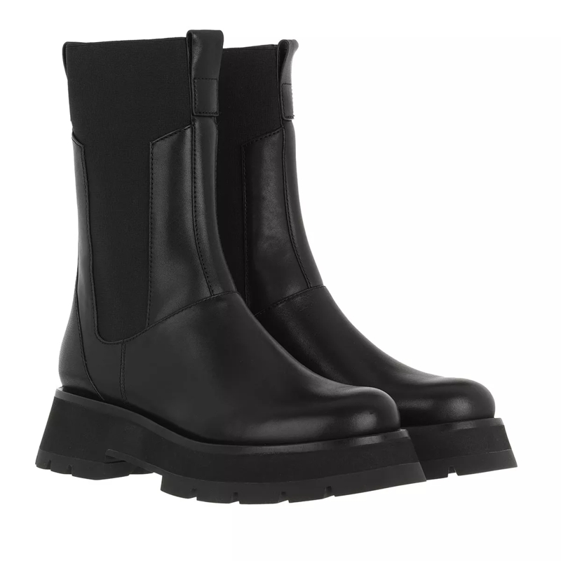 3.1 Phillip Lim Stiefel Kate Lug Sole Combat Boot Black
