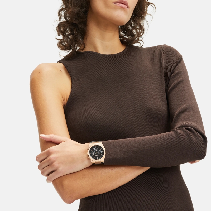 Liebeskind Berlin Chronograph Echtleder Vintage Classic schwarz(Image 2)