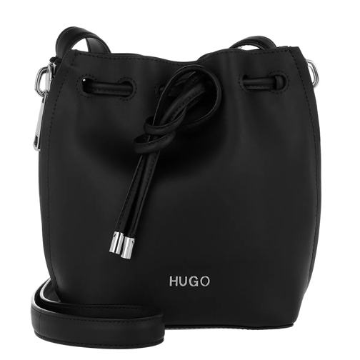 Hugo Hoxton Drawstring Bag Black Bucket Bag
