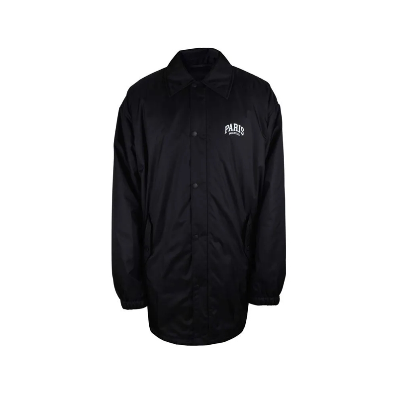 Balenciaga Parka Waterproof Jacket Black