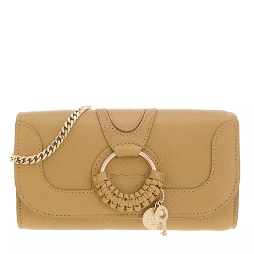 See By Chloé Hana Wallet On Chain Biscotti Beige Wallet On A Chain
