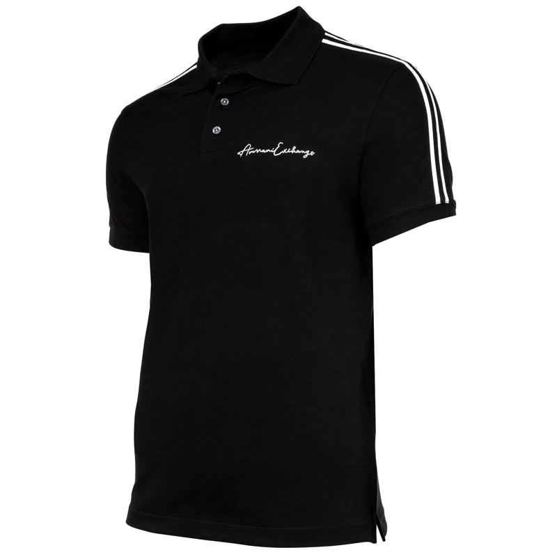 Armani Exchange Polohemd Armani Exchange A|X ARMANI EXCHANGE Herren Poloshi schwarz(Image 3)