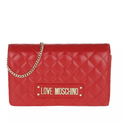 Love Moschino Quilted Crossbody Bag Rosso Crossbody Bag