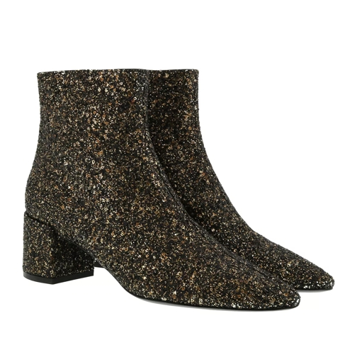 Saint Laurent LouLou Glitter Boots Midnight Ankle Boot