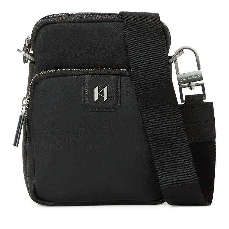 Karl Lagerfeld Crossbody Bag K/Monogram Umh�ngetasche aus Leder schwarz