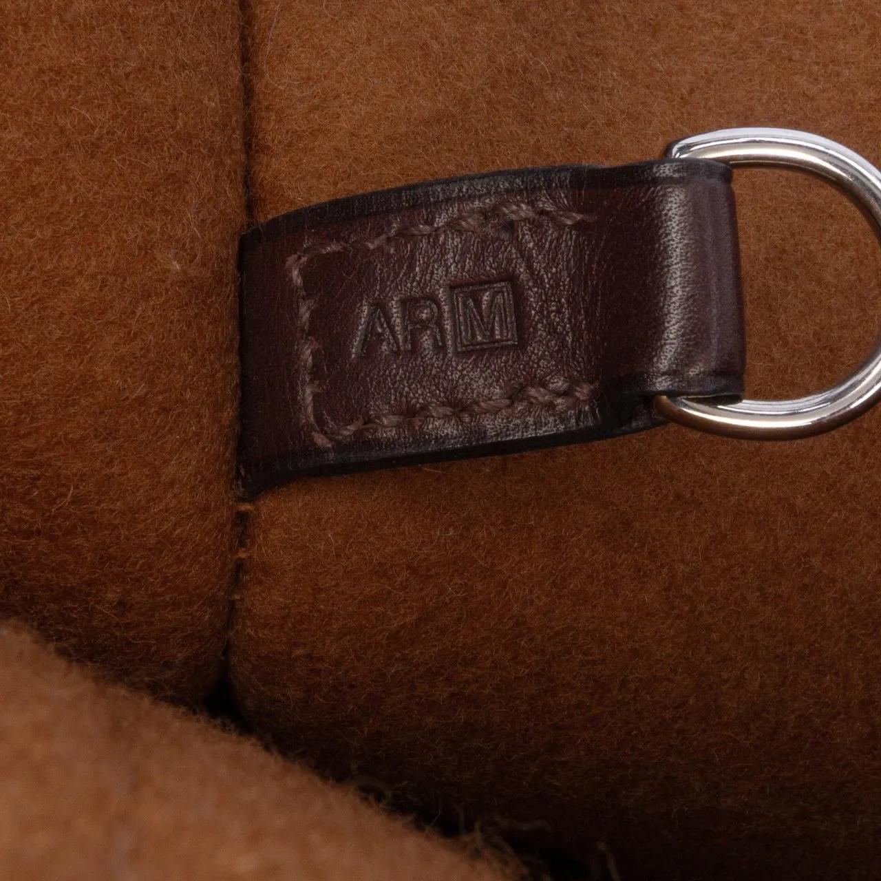 Thumbnail - Hermès Shopper - Printed Felt Carrimi Tote MM - Gr. unisize - in Braun - für Damen