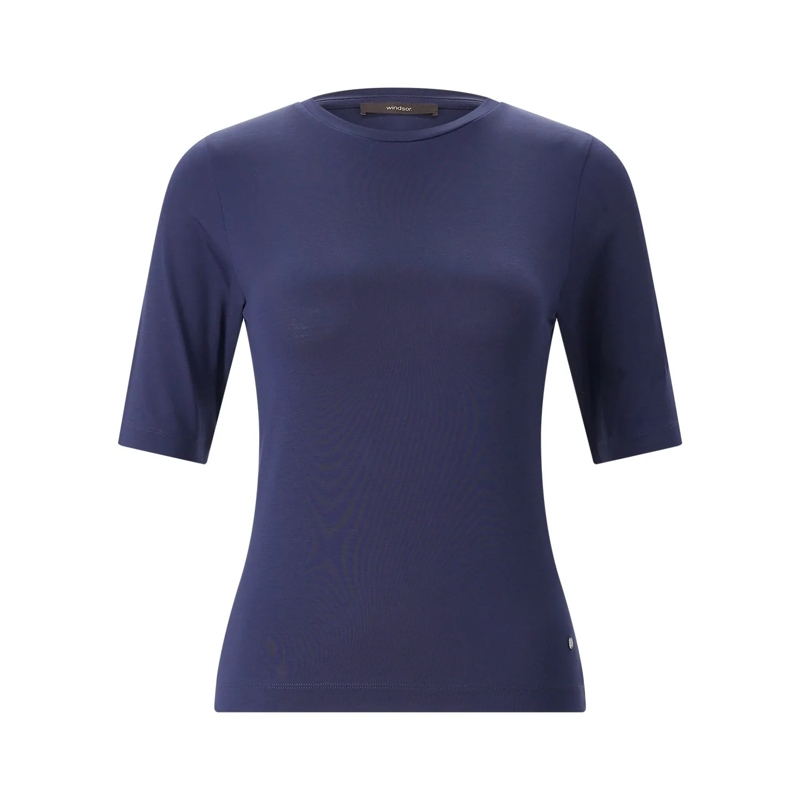 windsor. T-Shirt Slim-Fit T-Shirt blau