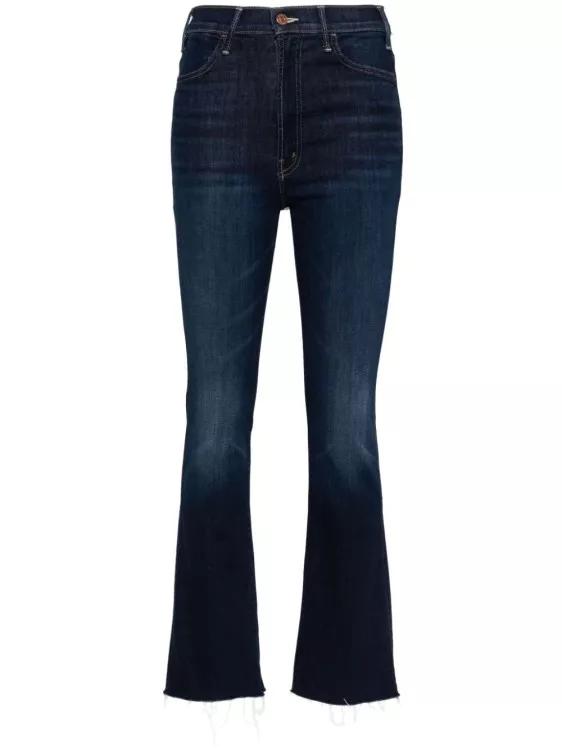 Thumbnail - Mother - The Hustler Flood Straight-Leg Jeans - Größe 30 - blau