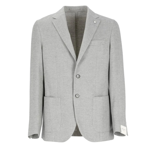 Lubiam Blazer Grey Cotton Jacket Grey