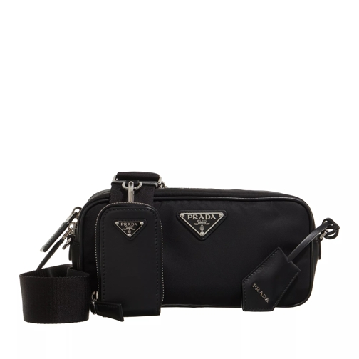 Prada Re-Nylon Shoulder Black Cross body-väskor