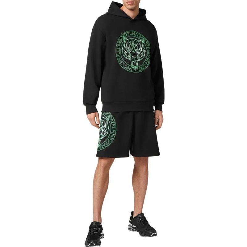 Plein Sport Top Hoodie Tiger schwarz(Image 4)