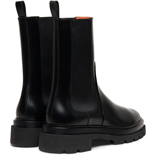 Santoni Botte Leather combat boot weiß (Image 2)