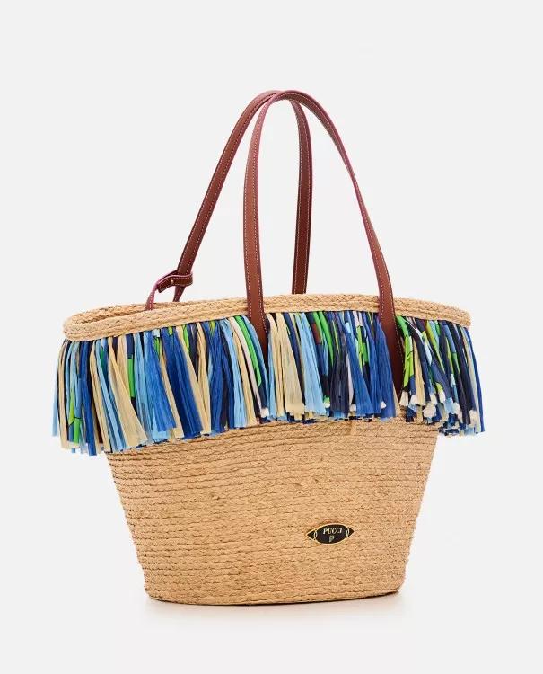 Pucci Bucket bags Fringes Basket Bag in bruin