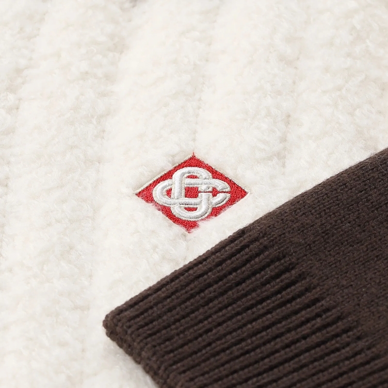 Casablanca Übergangsjacke Strickjacke aus Woll-Mix mehrfarbig(Image 5)