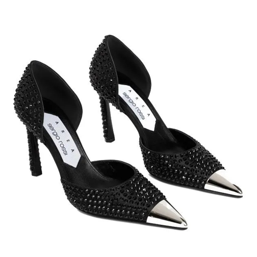 AREA X SERGIO ROSSI Black Dagger Pumps Black Talon haut