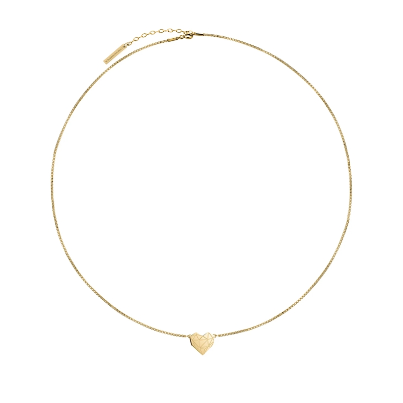 Liebeskind Berlin Mittellange Halskette Edelstahl The Broken Heart gold(Image 3)