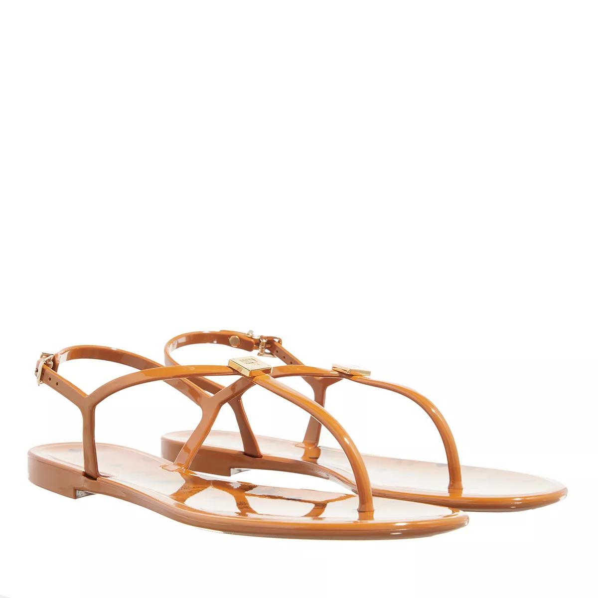 MCM W MCM Col Jelly Sandal Cognac Sandal