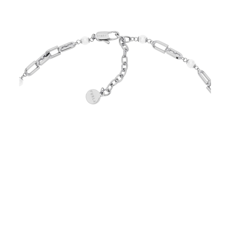 Furla Mittellange Halskette Halskette Furla Chained Logo silber(Image 2)