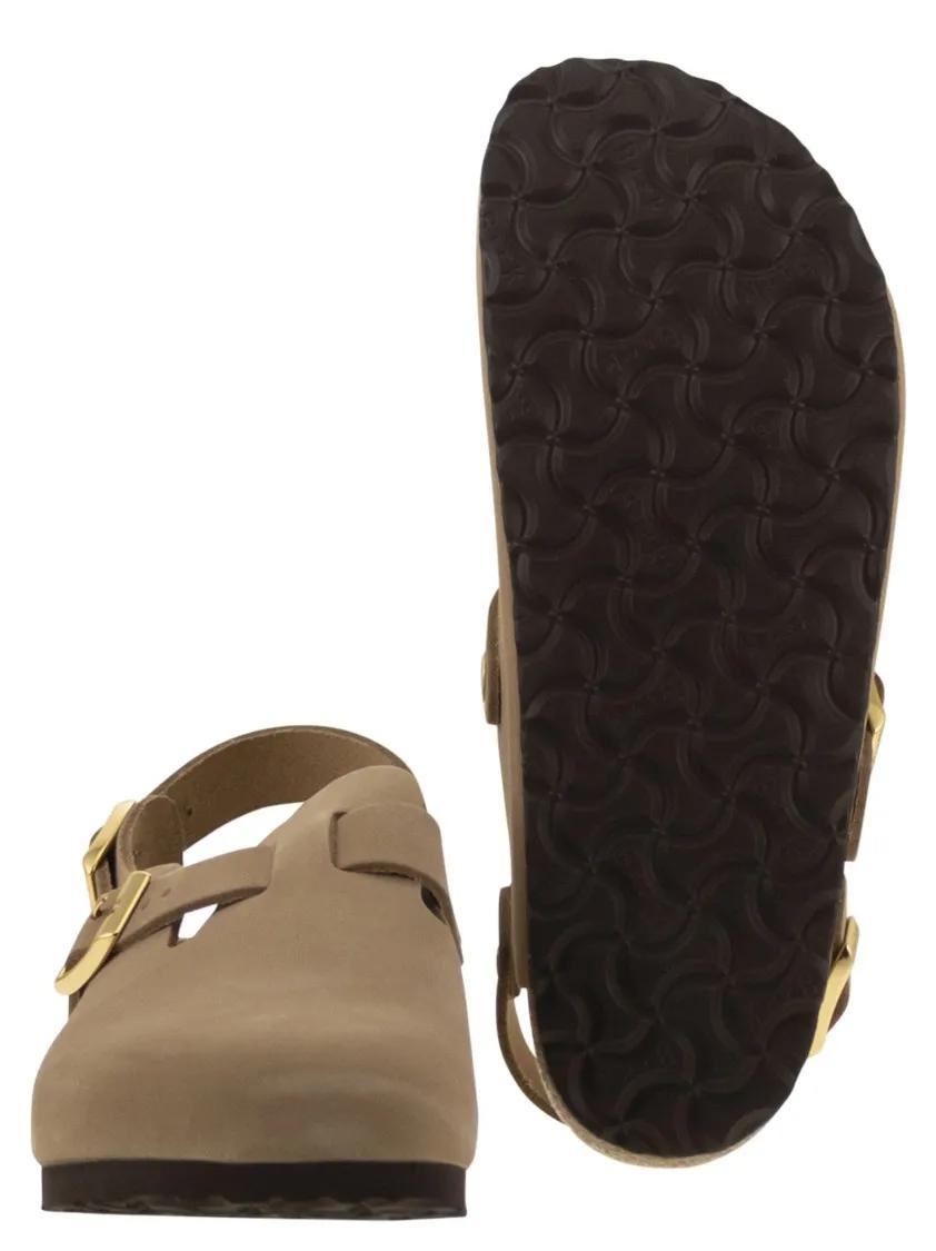 Thumbnail - Birkenstock Slipper & Pantoletten - Tokio - Closed-Toe Sandal - Gr. 36 (EU) - in Braun - für Damen