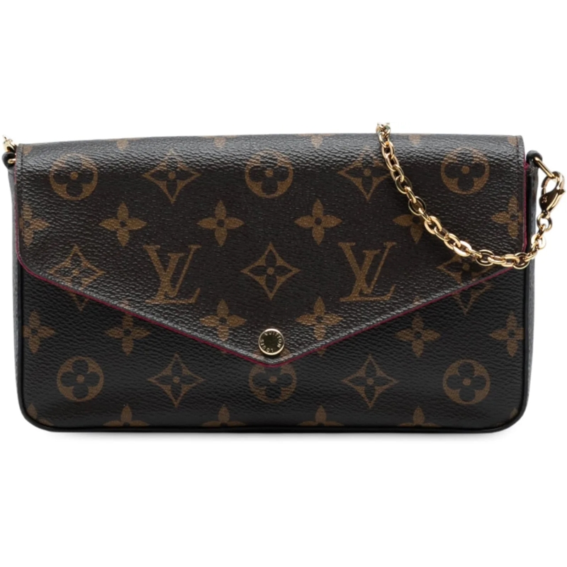Louis Vuitton Schultertasche Monogram Pochette Felicie braun