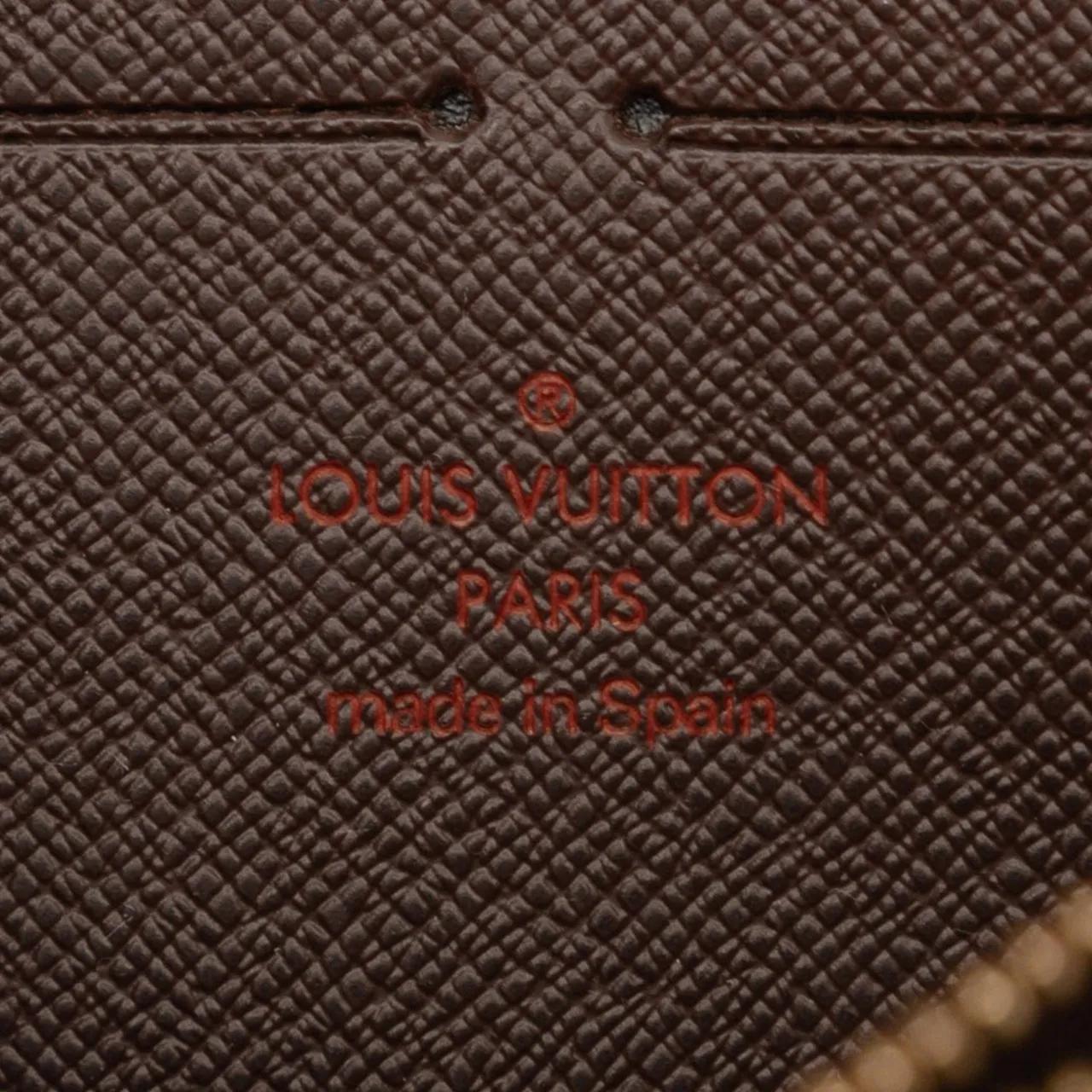Thumbnail - Louis Vuitton Portemonnaie - Damier Ebene Zippy Long Wallet - Gr. unisize - in Braun - für Damen