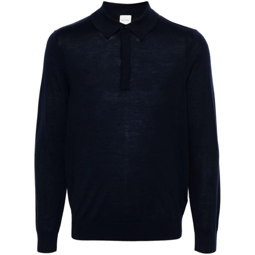 Paul Smith Polohemd Logo Sweater Blue