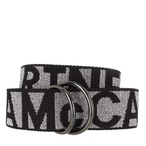 Stella McCartney Monogram Belt  Dark Grey Cintura in tessuto