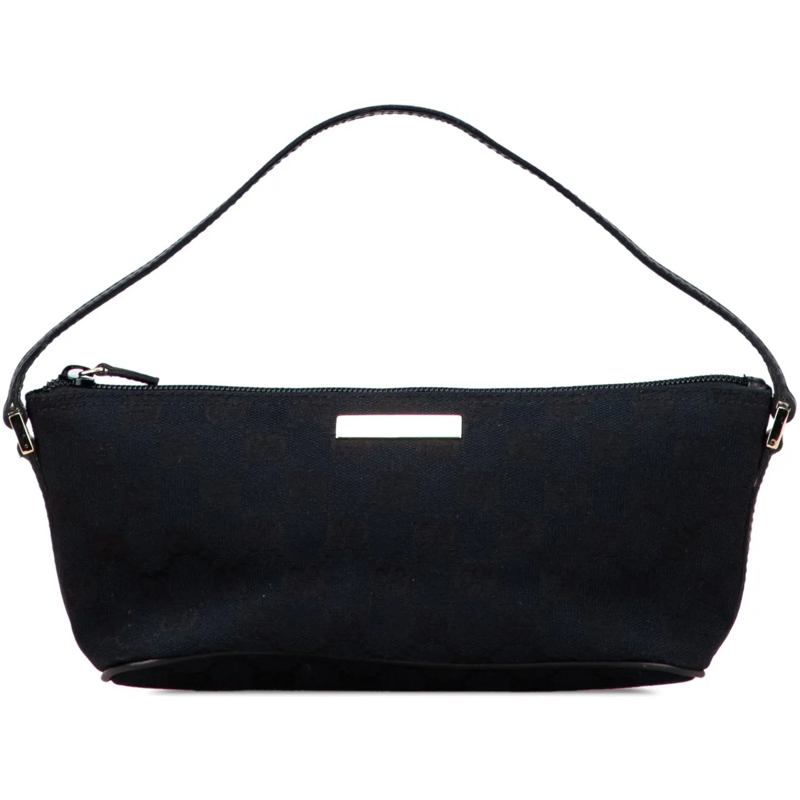 Gucci Schultertasche GG Canvas Boat blau