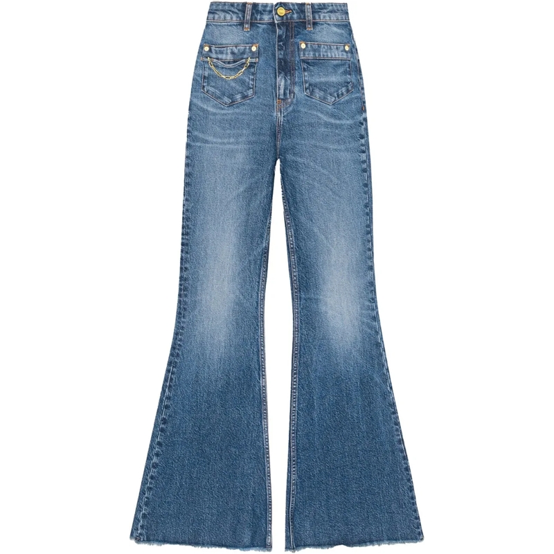 GANNI Jeans évasés jeans blue blau