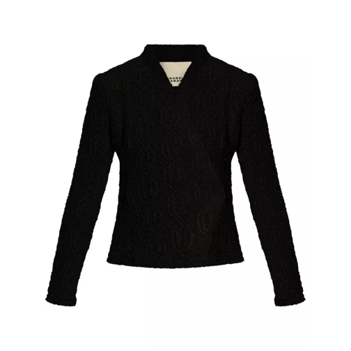 Isabel Marant Loyana Cable-Knit Jacket Black 