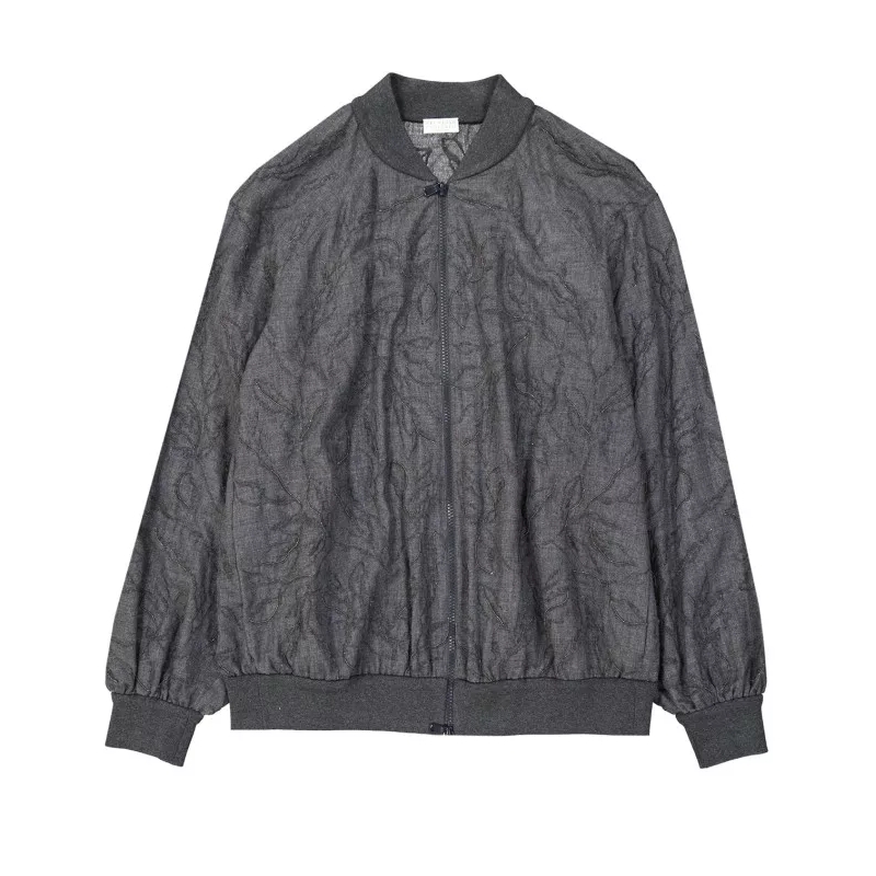 Brunello Cucinelli  Grey Wool Jacket Grey