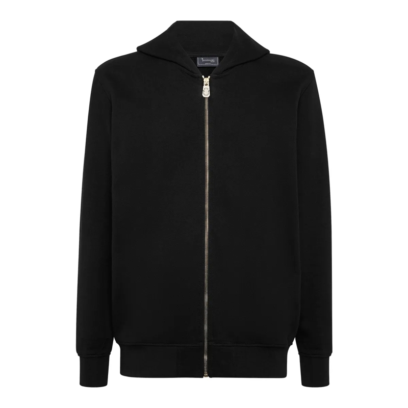 BILLIONAIRE Top Hoodie Sweatjacket Lion schwarz