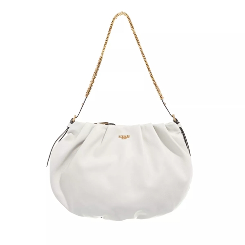 Moschino Mini Lettering Shoulder Bag White Pochette
