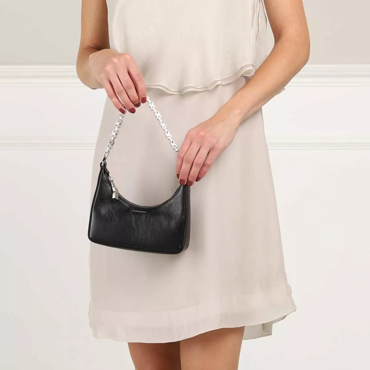 Givenchy Moon Cut-out Leather Mini Bag in White