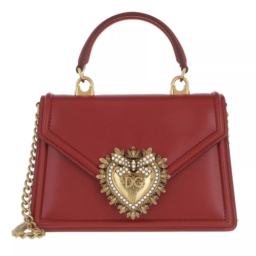 Dolce&Gabbana DG Amore Saddle Bag Poppy Red Satchel