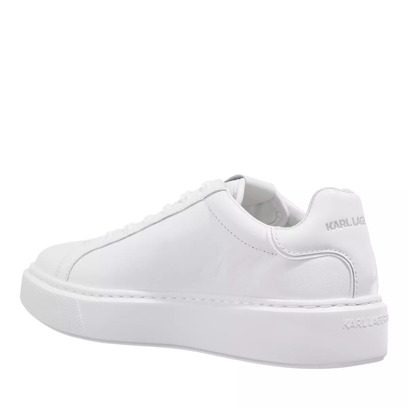 Karl Lagerfeld Low-Top-Sneaker MAXI KUP Karl Inkekt Logo Lo White Leather Mono(Image 2)