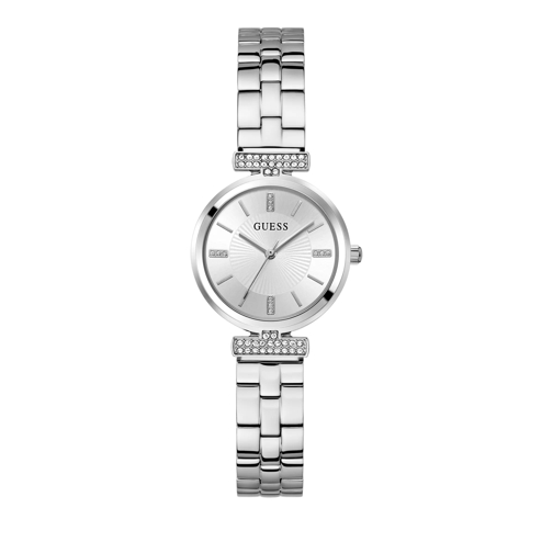 Guess Quartz Watch Array Silver Tone